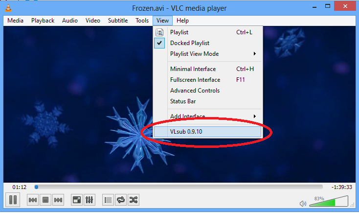 Mac Osx Display .srt In Vlc Player
